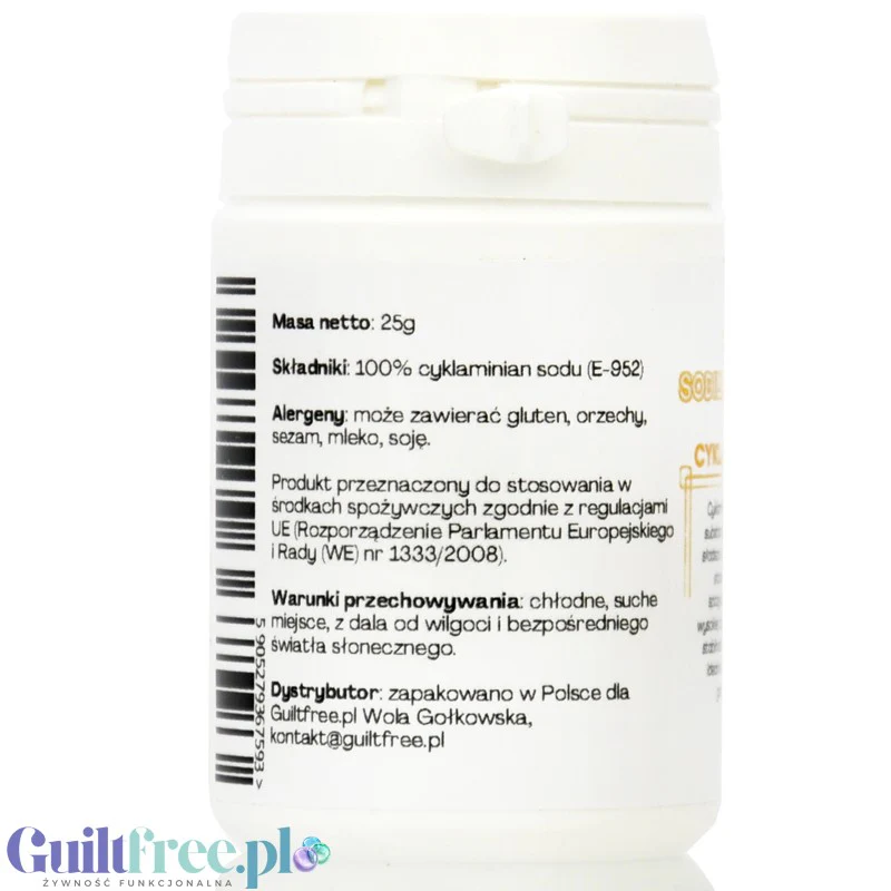 FITgridients Sodium Cyclamate - czysty cyklaminian sodu bez wypełniaczy E-952 - Image 3