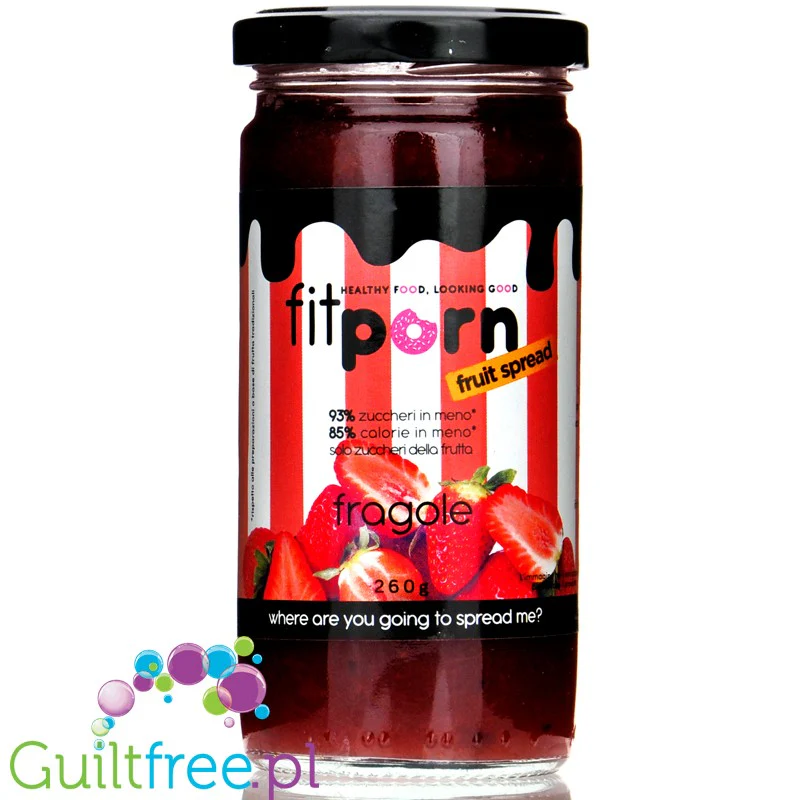 FitPrn Confettura Extra Zero Fragole 37kcal - truskawkowa konfitura bez cukru