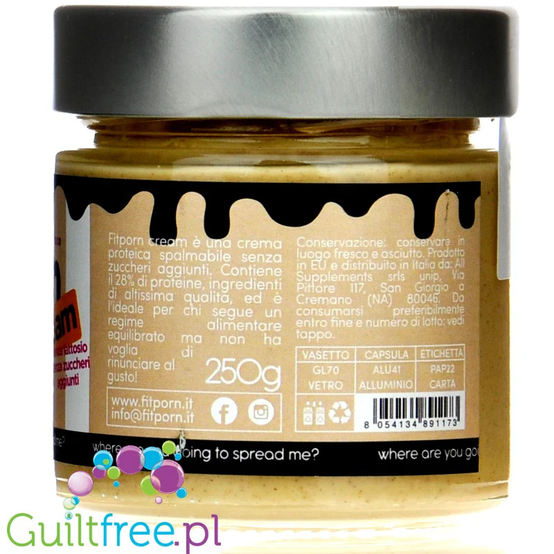 FitPrn Crema Proteica Speculoos - proteinowy krem speculosowy a la Biscoff bez dodatku cukru - Image 3
