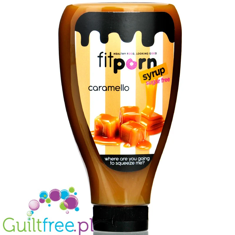 FitPrn Syrup Zero al Caramello - bardzo gęsty sos karmelowy bez cukru 28kcal