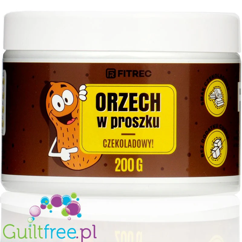 FITREC Orzech w Proszku Czekolada - sproszkowane masło orzechowe o smaku czekoladowym