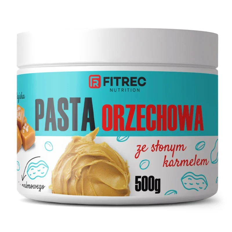 FITREC Pasta orzechowa z prawdziwym słonym karmelem - Image 2
