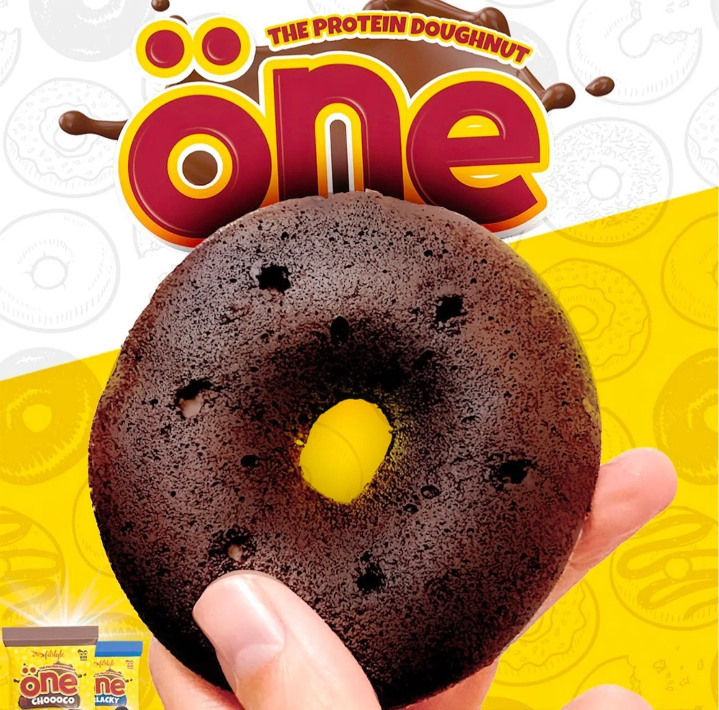 FitStyle Öne Dónut Proteico Blacky - mięciutki donut proteinowy z kremem ciasteczkowym bez dodatku cukru - Image 3