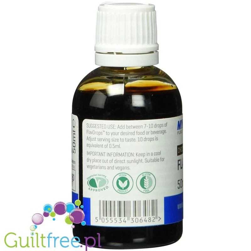MyProtein FlavDrops Chocolate 50ml - aromat spożywczy Czekolada - Image 4