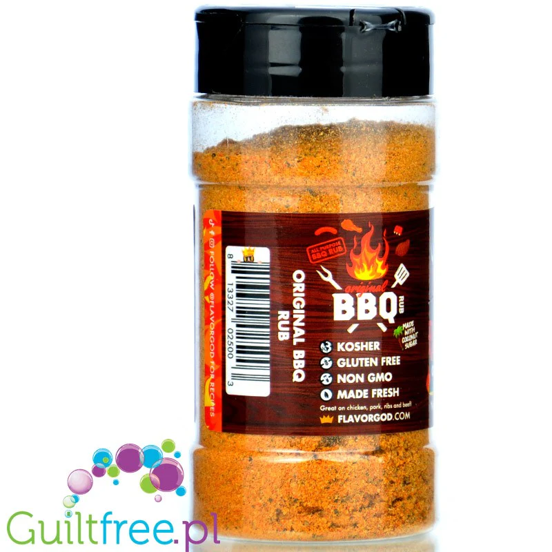 Flavor God Original BBQ Rub - naturalna posypka do panierowania mięs i przyprawa do gotowych potraw - Image 2