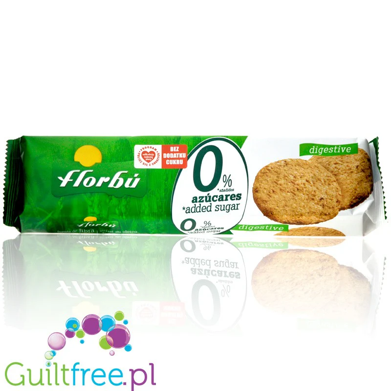 Florbu Digestive - pełnoziarniste ciastka bez dodatku cukru