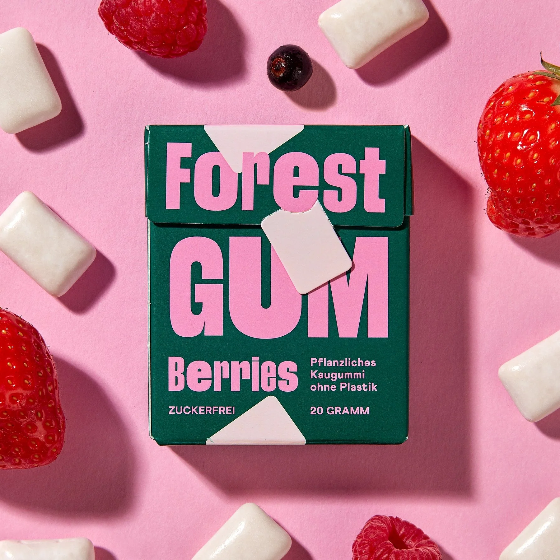 Forest Gum Berries - wegańska guma do żucia bez cukru z ksylitolem, bez mikroplastiku - Image 3