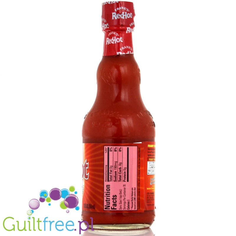 Frank's Red Hot Original Cayenne pikantny sos bez cukru i MSG, 354ml - Image 5