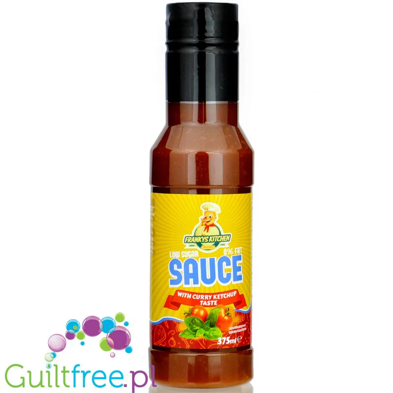 Franky's Bakery Curry Ketchup 14kcal - kanapkowy sos pomidorowy z curry bez cukru i tłuszczu