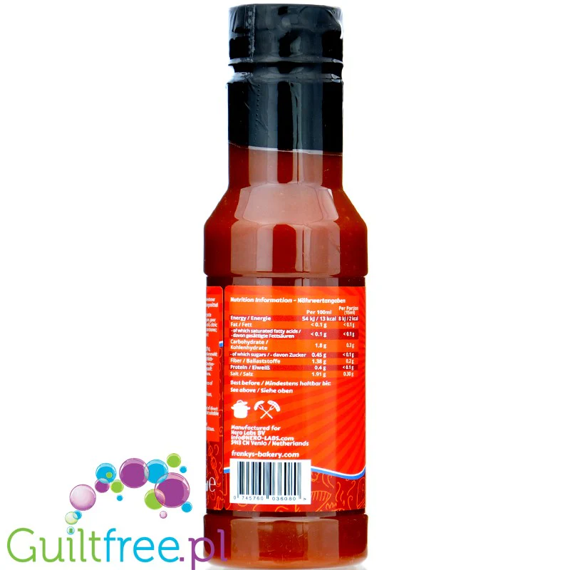 Franky's Bakery Ketchup 13kcal - pomidorowy sos kanapkowy bez cukru i bez tłuszczu - Image 3