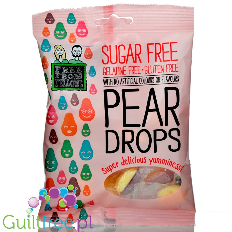 Free From Fellows Pear Drops - gruszkowe cukierki bez cukru - Image 3