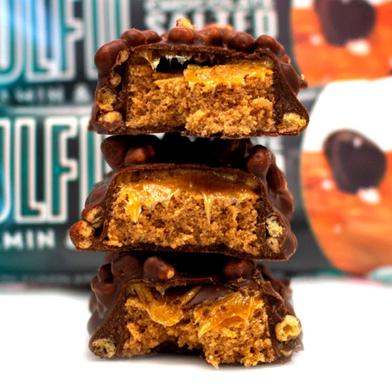 Fulfil Dark Chocolate Salted Caramel - baton proteinowy z witaminami (Solony Karmel & Ciemna Czekolada)