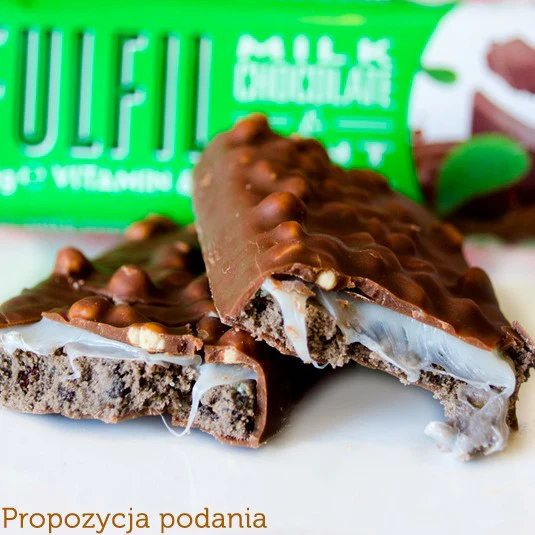Fulfil Milk Chocolate & Mint baton proteinowy z witaminami (Mięta & Mleczna Czekolada) - Image 3