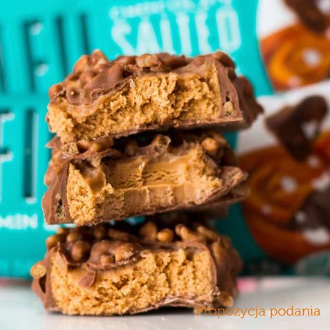 Fulfil Chocolate Salted Caramel baton proteinowy z witaminami (Solony Karmel & Mleczna Czekolada) - Image 3