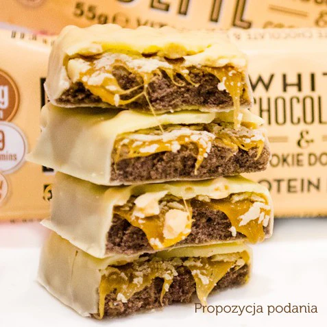 Fulfil White Chocolate Cookie Dough baton proteinowy z witaminami (Ciasteczka & Biała Czekolada) - Image 3