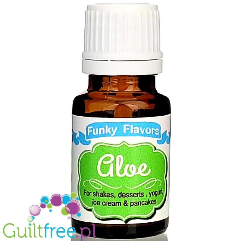 Funky Flavors Basic Aloe 10ml - aloesowe kropelki aromatyczne do potraw, bez cukru, kalorii i słodzików - Image 2