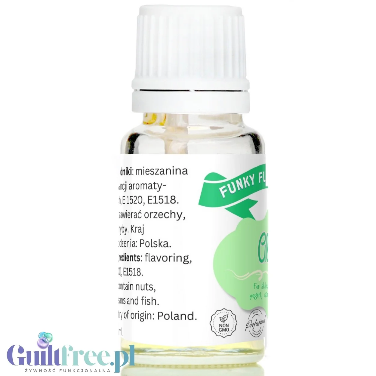 Funky Flavors Basic Aloe 10ml - aloesowe kropelki aromatyczne do potraw, bez cukru, kalorii i słodzików - Image 3