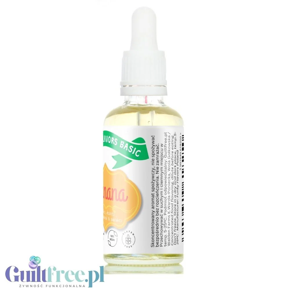 Funky Flavors Basic Banana 30ml - Bananowe Kropelki Aromatyzujące Bez Cukru & Bez Słodzika - Image 4
