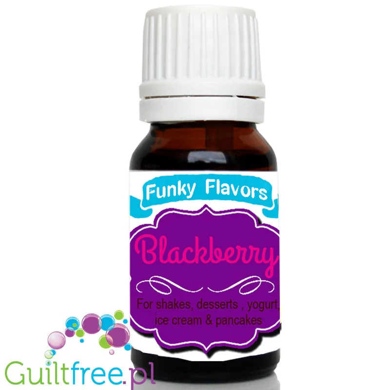 Funky Flavors Basic Blackberry 10ml - aromat jeżynowy bez cukru, słodzików i bez tłuszczu - Image 2