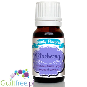 Funky Flavors Basic Blueberry 10ml - jagodowe kropelki aromatyzujące do żywności bez cukru, słodzików i kalorii - Image 2