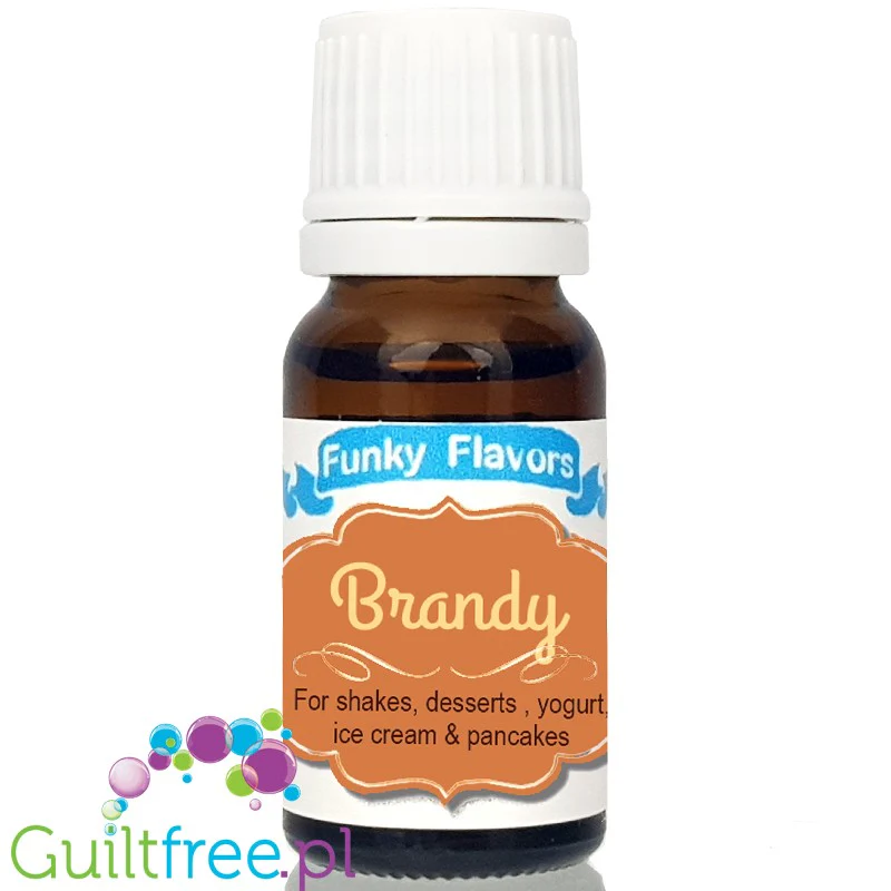 Funky Flavors Basic Brandy 10ml - płynny aromat w kropelkach, bez cukru, tłuszczu i kalorii - Image 2