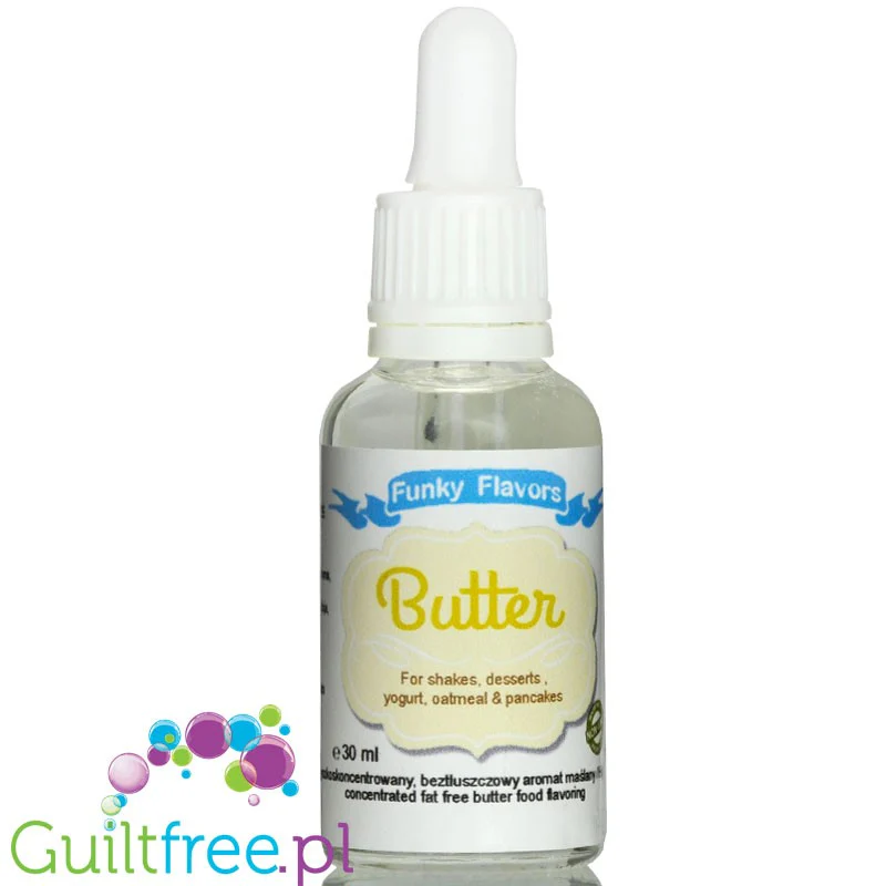 Funky Flavors Basic Butter 30ml - aromat maślany bez cukru i bez tłuszczu - Image 2