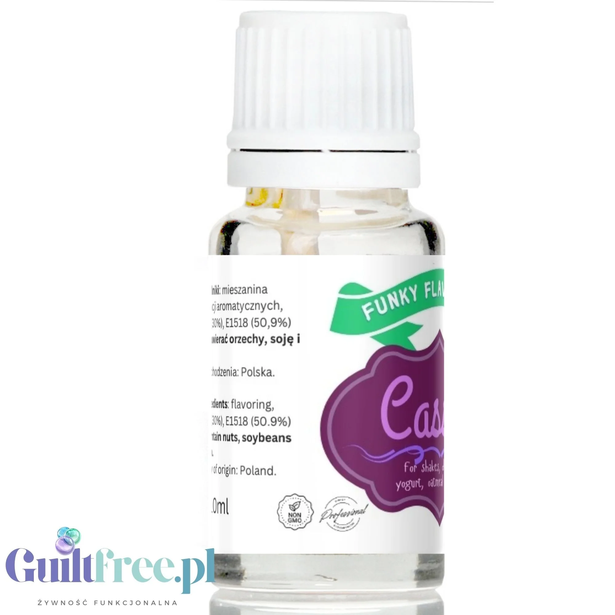 Funky Flavors Basic Cassis 10ml - kropelki o aromacie Czarnej Porzeczki bez cukru, słodzików i kalorii - Image 4