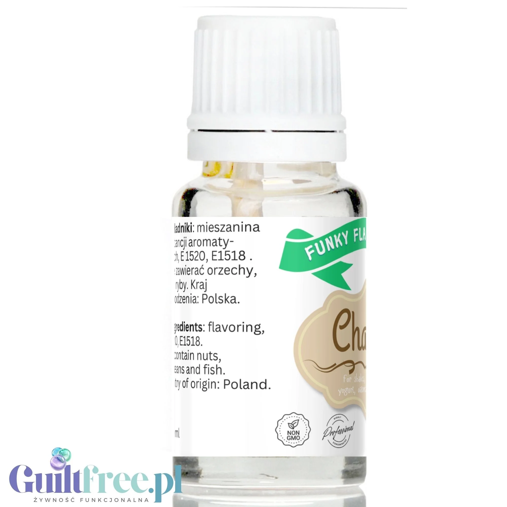 Funky Flavors Basic Chalva 10ml - Chałwa - kropelki aromatyzujące bez cukru, tłuszczu i słodzików - Image 3