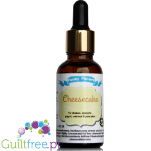 Funky Flavors Basic Cheesecake 30ml - sernikowe kropelki aromatyzujące bez cukru, słodzików i kalorii - Image 2