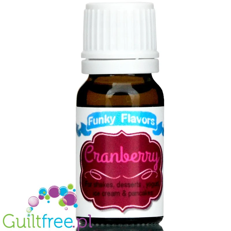 Funky Flavors Basic Cranberry 10ml - żurawinowe kropelki aromatyzujące bez cukru, słodzików i kalorii - Image 2