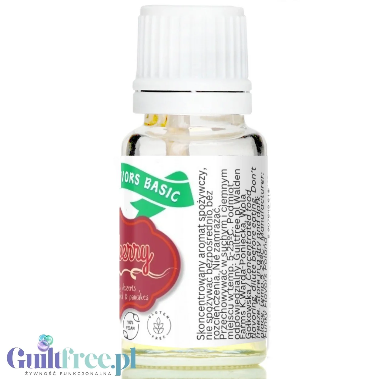 Funky Flavors Basic Cranberry 10ml - żurawinowe kropelki aromatyzujące bez cukru, słodzików i kalorii - Image 4