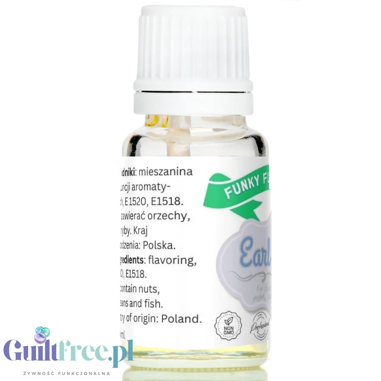 Funky Flavors Basic Earl Gray 10ml - płynny aromat w kropelkach, bez cukru, tłuszczu i kalorii - Image 3