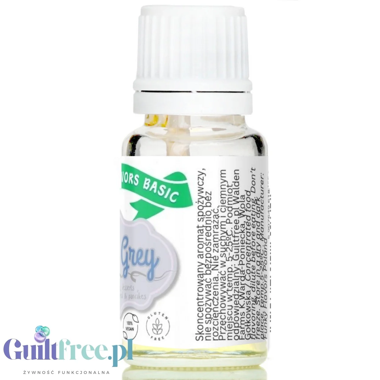 Funky Flavors Basic Earl Gray 10ml - płynny aromat w kropelkach, bez cukru, tłuszczu i kalorii - Image 4
