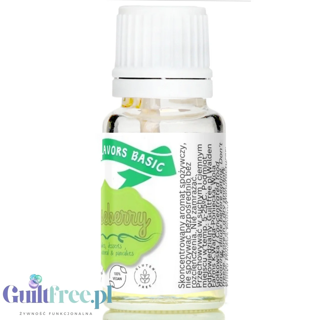 Funky Flavors Basic Gooseberry 10ml - agrestowe kropelki aromatyzujące bez cukru, słodzików i kalorii - Image 4