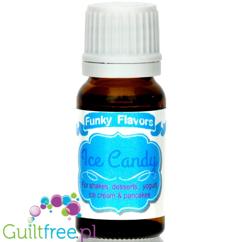 Funky Flavors Basic Ice Candy 10ml - Cukierki Lodowe - kropelki aromatyczne bez cukru, słodzików i kalorii - Image 2