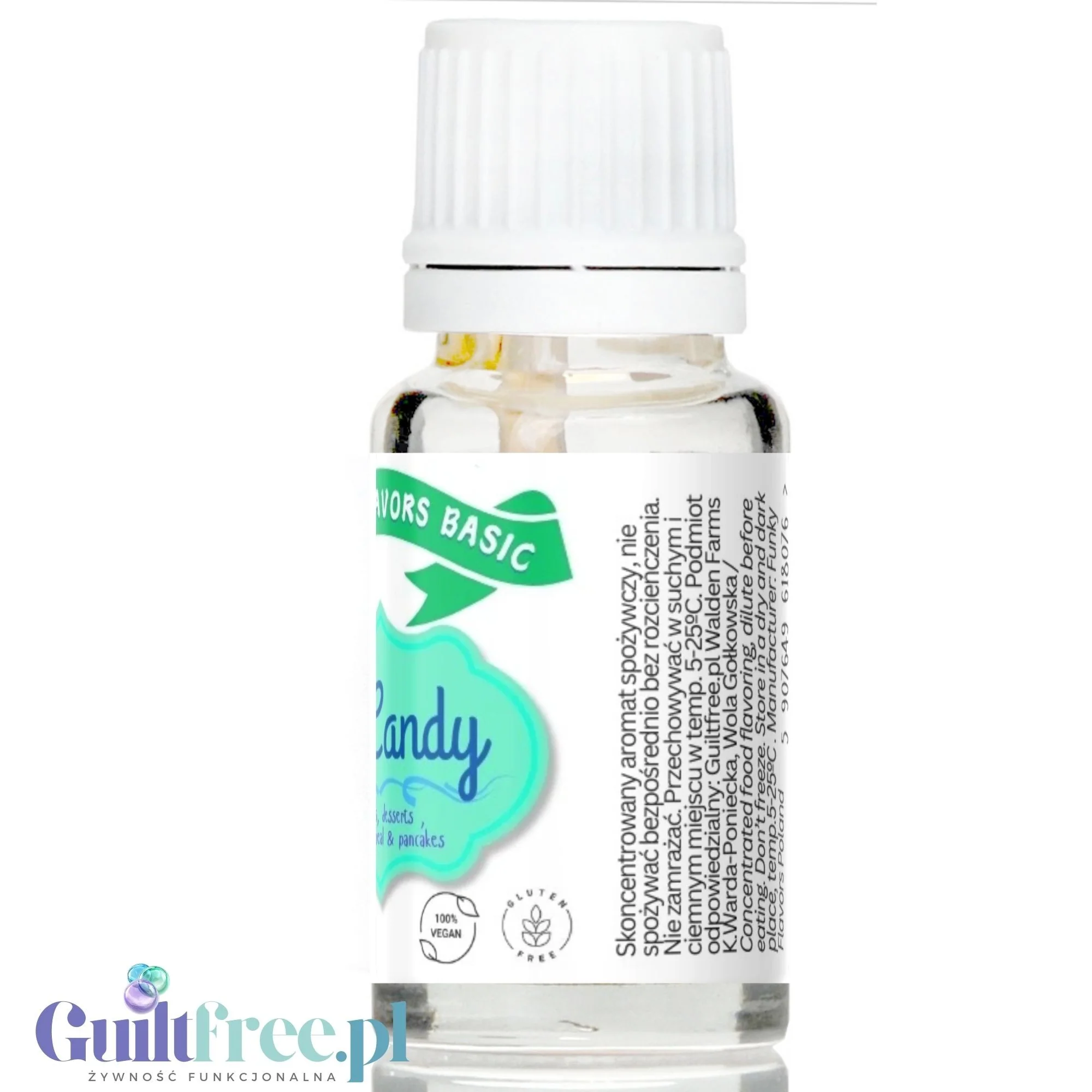 Funky Flavors Basic Ice Candy 10ml - Cukierki Lodowe - kropelki aromatyczne bez cukru, słodzików i kalorii - Image 3