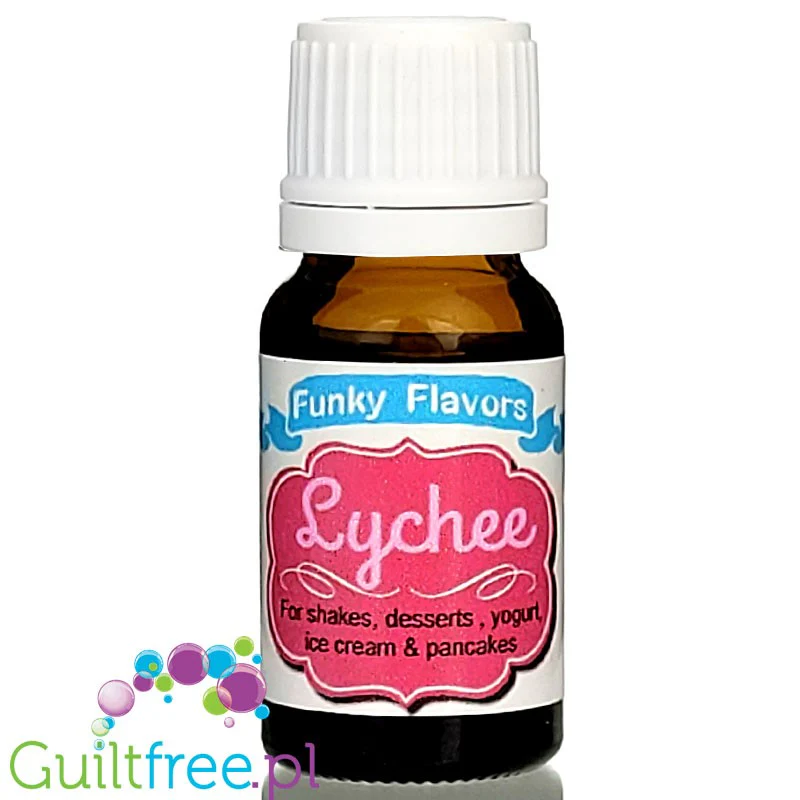 Funky Flavors Basic Lychee 10ml - Liczi - kropelki aromatyzujące bez cukru, tłuszczu i słodzików - Image 2