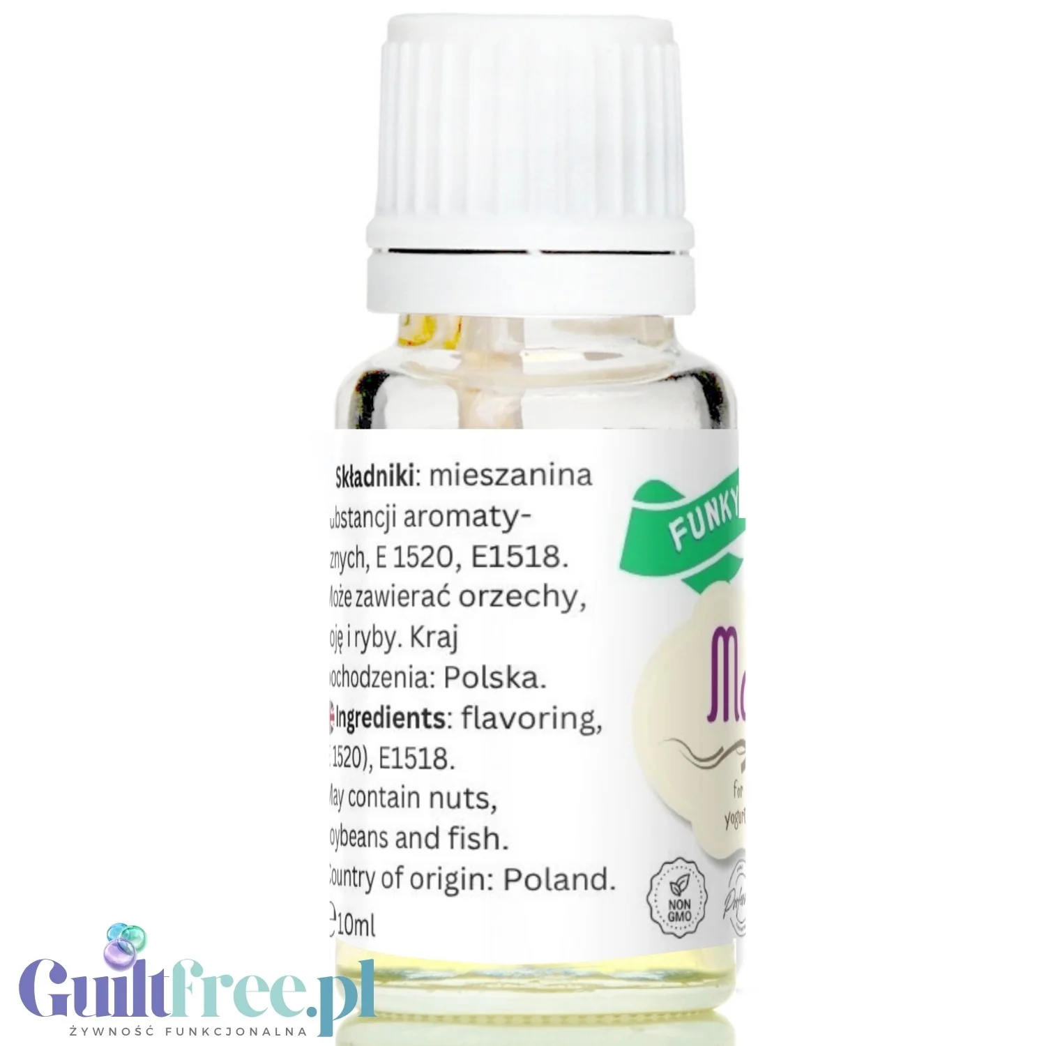Funky Flavors Basic Malaga 10ml - płynny aromat w kropelkach, bez cukru, tłuszczu i kalorii - Image 3