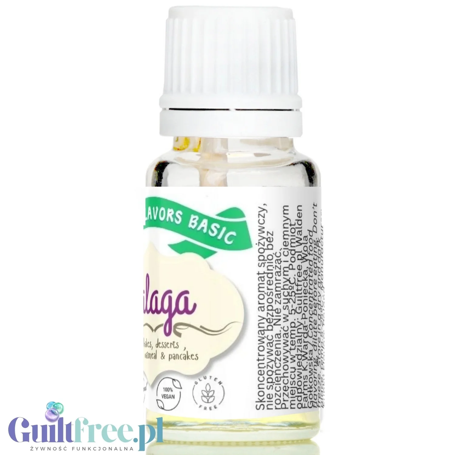 Funky Flavors Basic Malaga 10ml - płynny aromat w kropelkach, bez cukru, tłuszczu i kalorii - Image 4