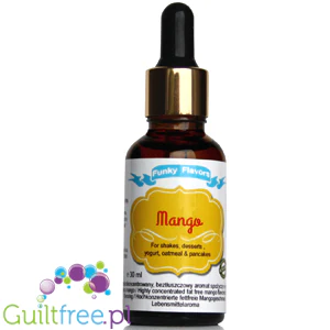 Funky Flavors Basic Mango 30ml - kropelki aromatyzujące do potraw bez cukru, słodzików i kalorii - Image 2