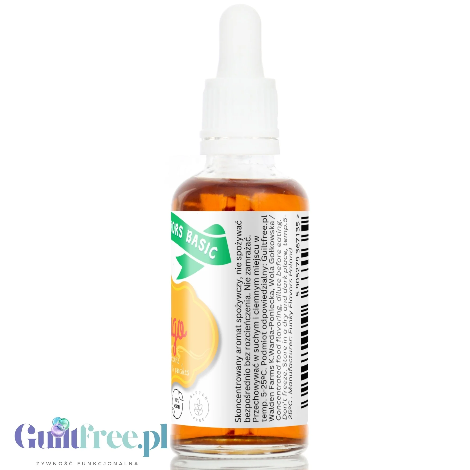 Funky Flavors Basic Mango 30ml - kropelki aromatyzujące do potraw bez cukru, słodzików i kalorii - Image 4