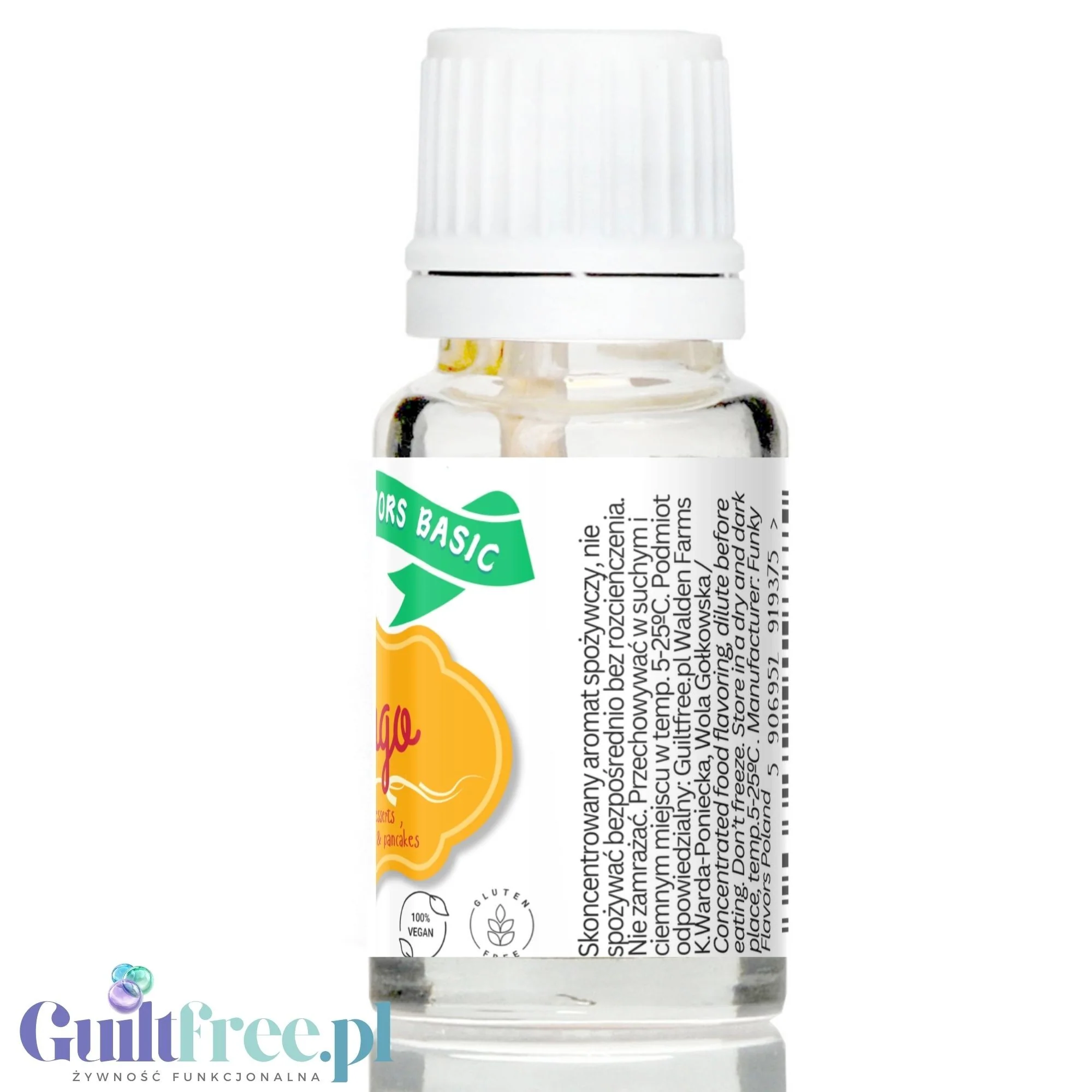 Funky Flavors Basic Mango 10ml - kropelki aromatyczne z nutą mango, bez cukru, słodzików i kalorii - Image 4