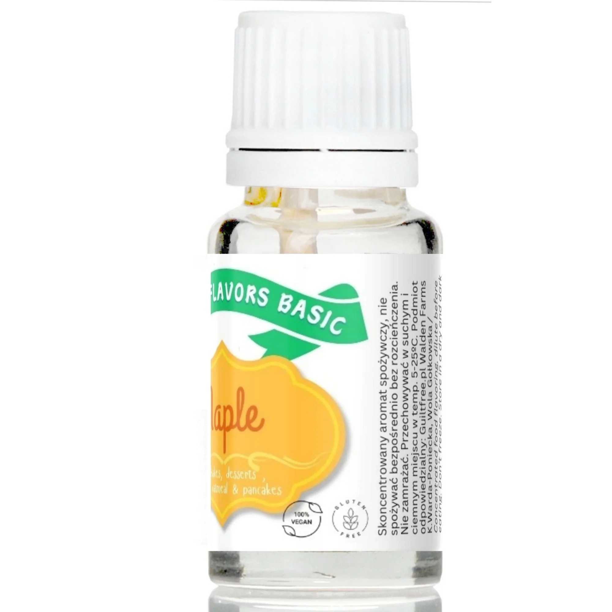 Funky Flavors Basic Maple 10ml - kropelki o aromacie syropu klonowego bez cukru, słodzików i bez tłuszczu - Image 3