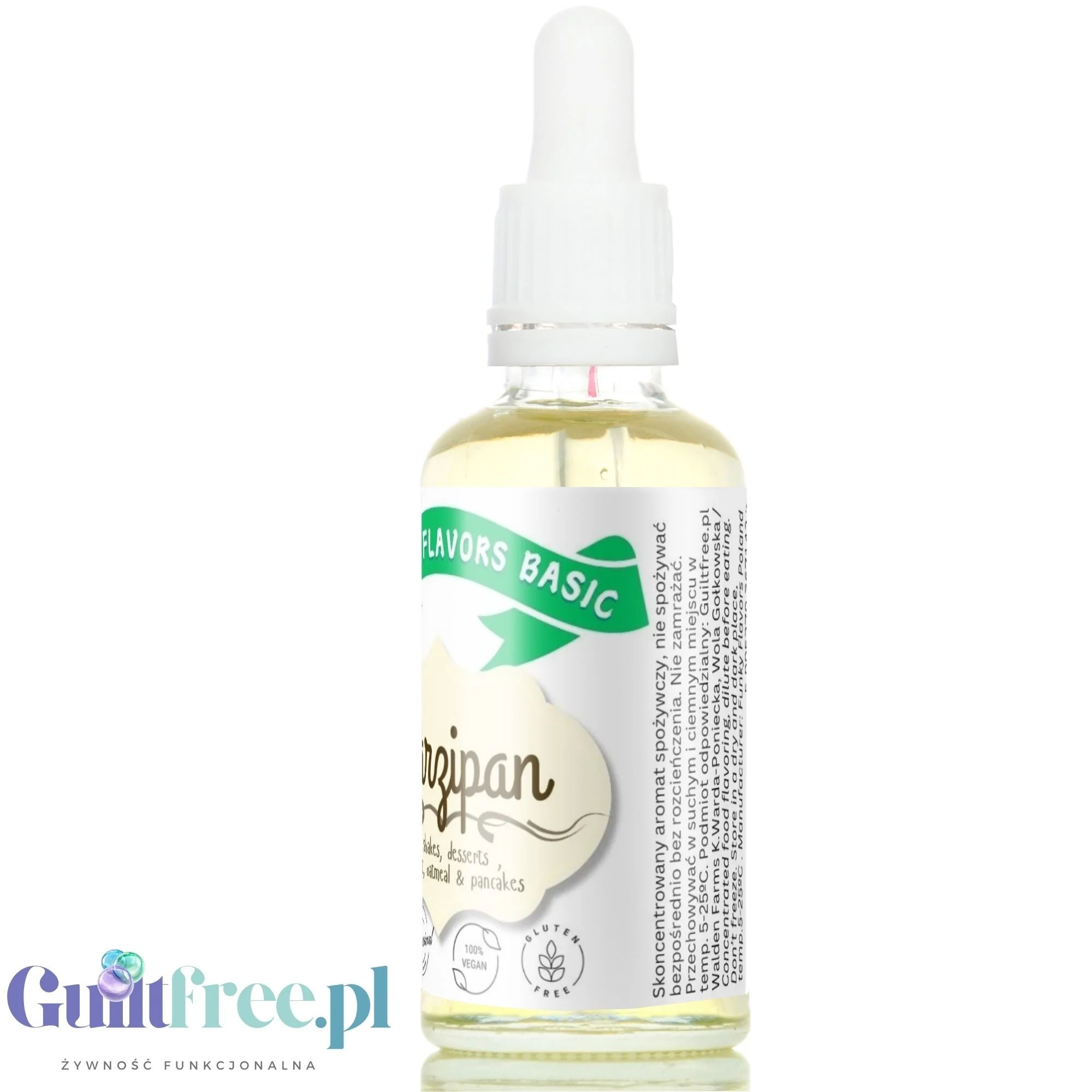 Funky Flavors Basic Marzipan 30ml - marcepanowe kropelki aromatyczne bez cukru, słodzików i kalorii - Image 5