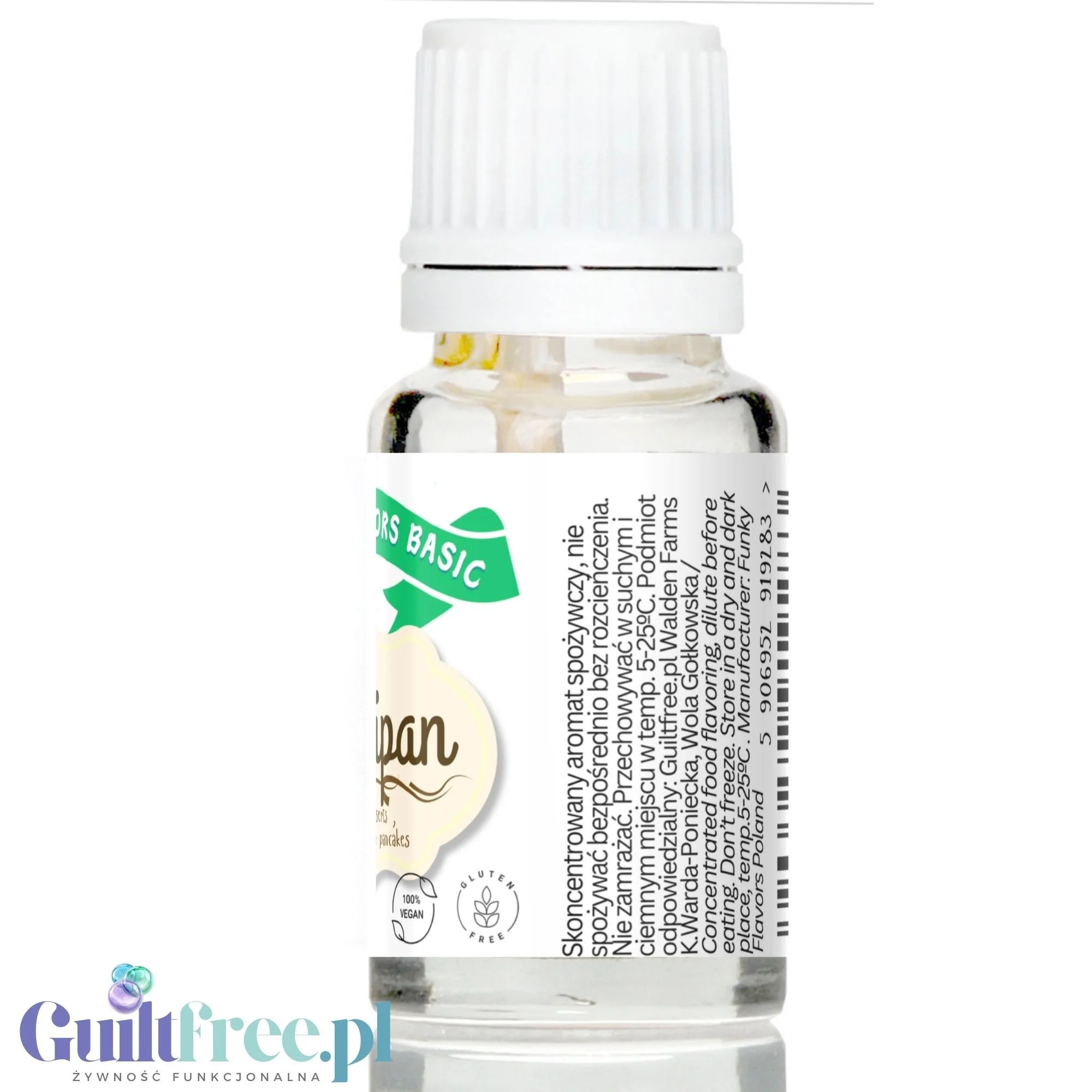 Funky Flavors Basic Marzipan 10ml - marcepanowe kropelki aromatyczne bez cukru, słodzików i kalorii - Image 3
