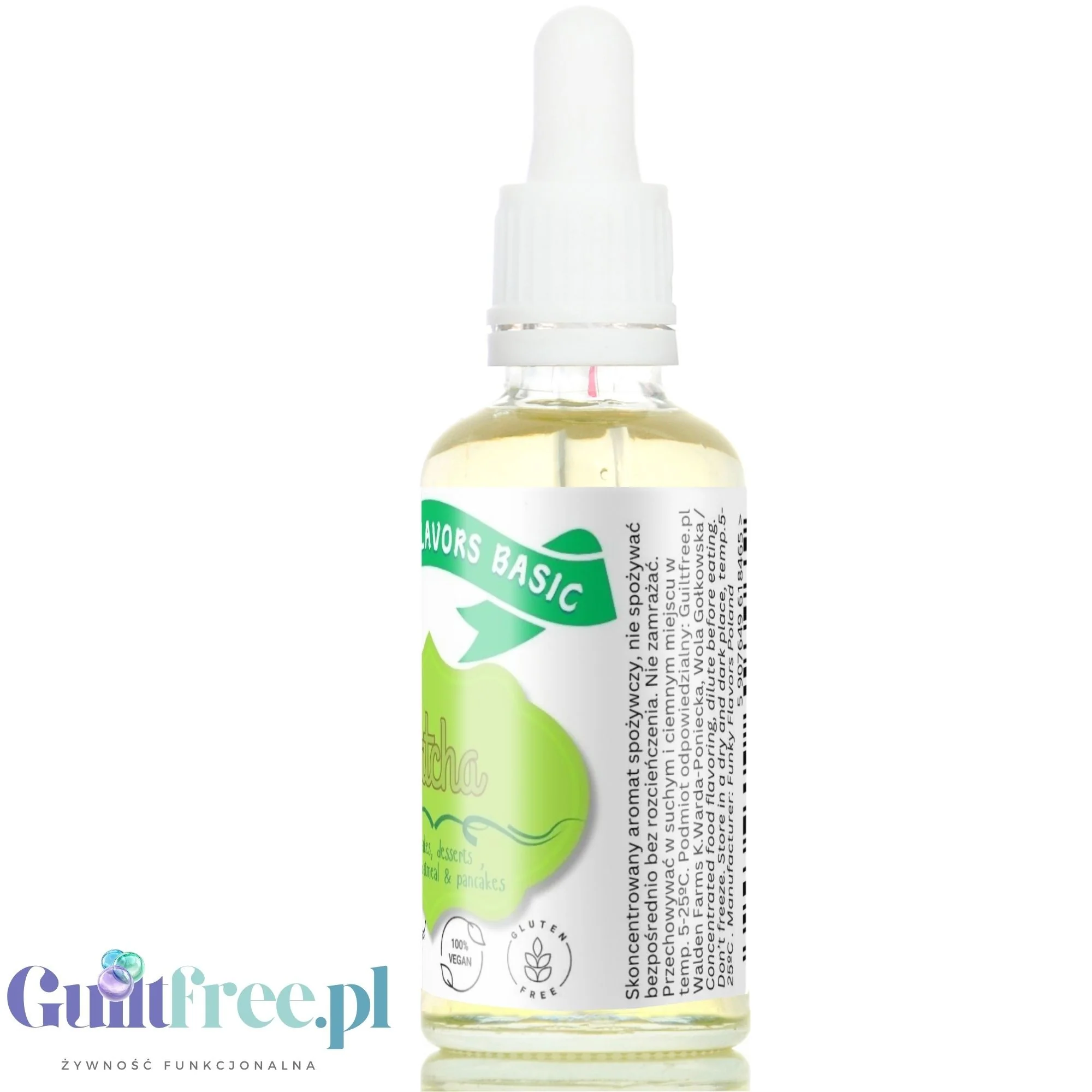 Funky Flavors Basic Matcha 30ml - aromat spożywczy zielonej herbaty bez cukru i bez tłuszczu - Image 3