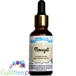 Funky Flavors Basic Nougat 30ml - nugatowe kropelki aromatyzujące bez cukru, słodzików i kalorii - Image 3