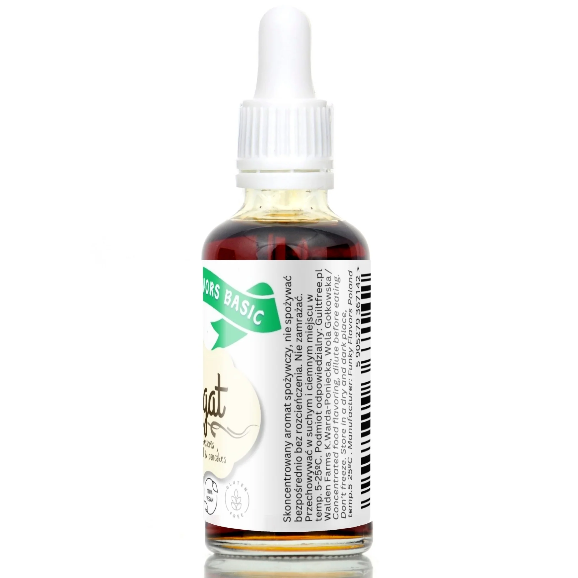 Funky Flavors Basic Nougat 30ml - nugatowe kropelki aromatyzujące bez cukru, słodzików i kalorii - Image 4