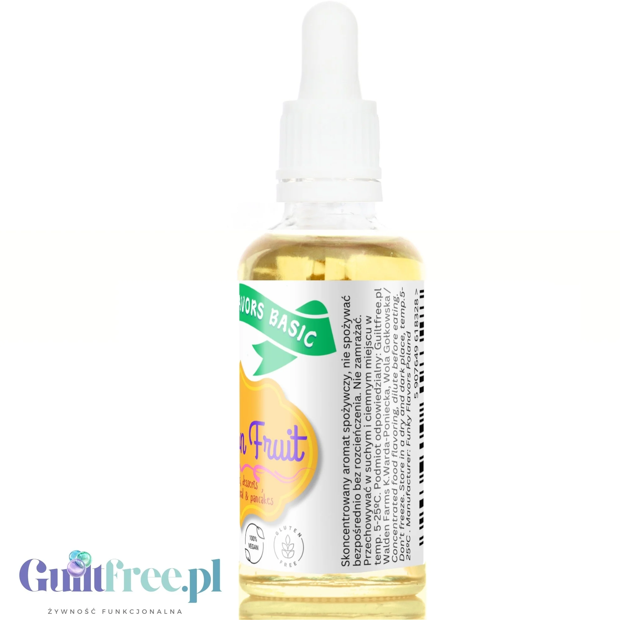 Funky Flavors Basic Passion Fruit 30ml - kropelki aromatyczne do potraw o zapachu marakui - Image 4