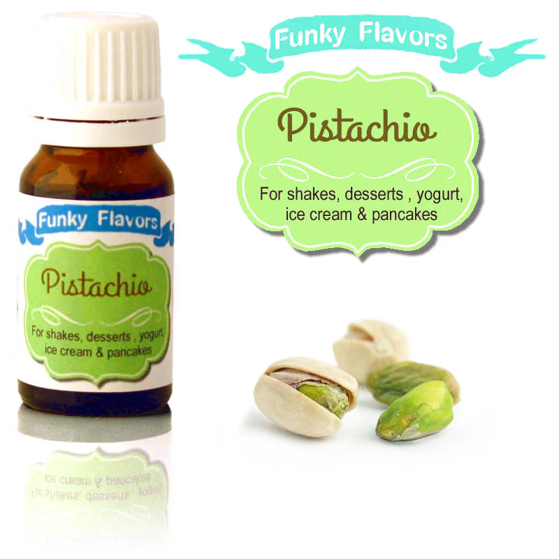 Funky Flavors Basic Pistachio 10ml - kropelki pistacjowe do potraw, bez cukru, słodzików i kalorii - Image 2